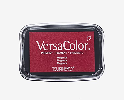 Rayher Hobby 29017264 Tsukineko Versa Color Pigment-Stempelkissen, magenta, 9,6 x 6,3 x 1,8 cm, Tinte auf Wasserbasis Rayher Hobby 29017264 Tsukineko Versa Color Pigment-Stempelkissen, magenta, 9,6 x 6,3 x 1,8 cm, Tinte auf Wasserbasis von Rayher