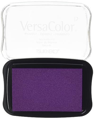 Rayher Hobby 29017304 Tsukineko Versa Color Pigment-Stempelkissen, boysenberry, 9,6 x 6,3 x 1,8 cm, Tinte auf Wasserbasis Rayher Hobby 29017304 Tsukineko Versa Color Pigment-Stempelkissen, boysenberry, 9,6 x 6,3 x 1,8 cm, Tinte auf Wasserbasis von Rayher
