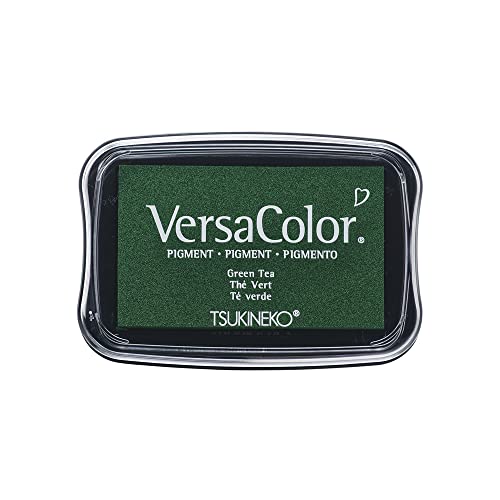 Rayher Hobby 29017446 Tsukineko Versa Color Pigment-Stempelkissen, green tea, 9,6 x 6,3 x 1,8 cm, Tinte auf Wasserbasis Rayher Hobby 29017446 Tsukineko Versa Color Pigment-Stempelkissen, green tea, 9,6 x 6,3 x 1,8 cm, Tinte auf Wasserbasis von Rayher
