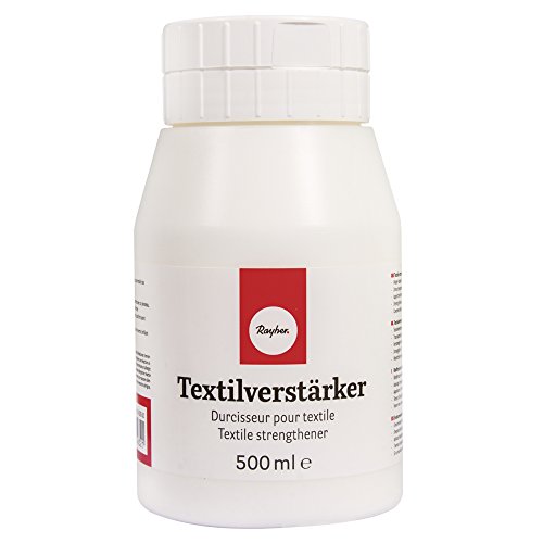 Rayher Hobby 3450500 Acryl Textilverstärker, Dose 500 ml, Textilversteifer zum Versteifen von Stoffen, Kleidung, Wolle, Leder, Papier usw. von Rayher