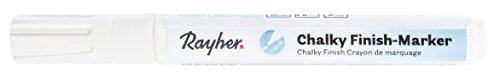 Rayher Hobby 35017102 Chalky Finish Marker, weiß, mit Ventil, ultramatte Acryltinte, hochdeckend, hochwertig, mit hohem Kreideanteil, der ultramatte Chalky-Kreidelook jetzt auch als Marker Rayher Hobby 35017102 Chalky Finish Marker, weiß, mit Ventil, ultramatte Acryltinte, hochdeckend, hochwertig, mit hohem Kreideanteil, der ultramatte Chalky-Kreidelook jetzt auch als Marker von Rayher