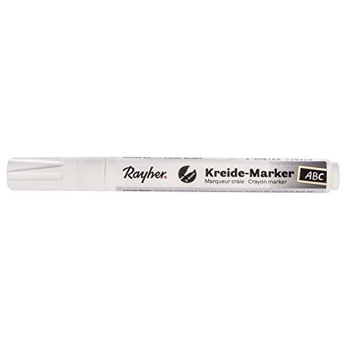 Rayher Hobby 38830102 Kreide-Marker, Keilspitze 2-6 mm, weiß Rayher Hobby 38830102 Kreide-Marker, Keilspitze 2-6 mm, weiß von Rayher