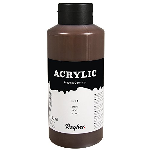 Rayher Hobby 38913552 Künstlerfarben, in Studienqualität, Deckkraft und Lichtechtheit durch hochwertige Pigmente, 750ml von Rayher