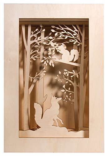 Rayher Holzbausatz 3D-Motivrahmen Wald, Birkenholz FSC zertifiziert, natur, 20 x 30 cm, Tiefe 6,6 cm, Set 15teilig, zum Basteln und Bemalen, 46301000 Rayher Holzbausatz 3D-Motivrahmen Wald, Birkenholz FSC zertifiziert, natur, 20 x 30 cm, Tiefe 6,6 cm, Set 15teilig, zum Basteln und Bemalen, 46301000 von Rayher