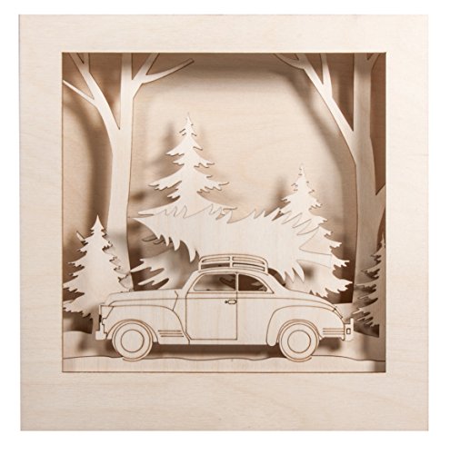 Rayher 46307000 Holzbausatz 3D-Motivrahmen, Auto, FSC100% Rayher 46307000 Holzbausatz 3D-Motivrahmen, Auto, FSC100% von Rayher