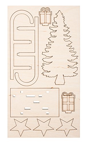 Rayher 46318000 Holzbausatz, Holz, Braun, One Size Rayher 46318000 Holzbausatz, Holz, Braun, One Size von Rayher