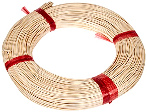Rayher Hobby 6502000 Peddigrohr, natur, 1A Rotbandqualität, 1,4 mmø, Nr.0, Rolle 125g (ca. 140 m), Flechtrohr, Flechtmaterial, Beige von Rayher