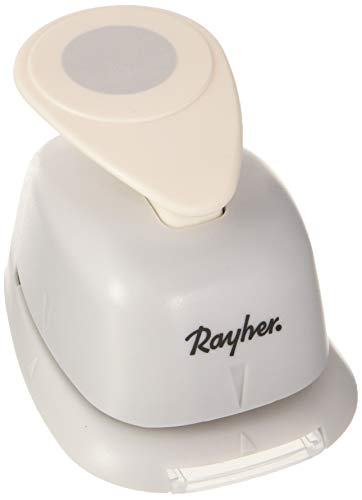 Rayher Hobby 69083000 Motivstanzer Rund/Kreis, ø 1,90 cm- 3/4 Zoll, geeignet für Papier/Karton bis zu 200g/m² von Rayher