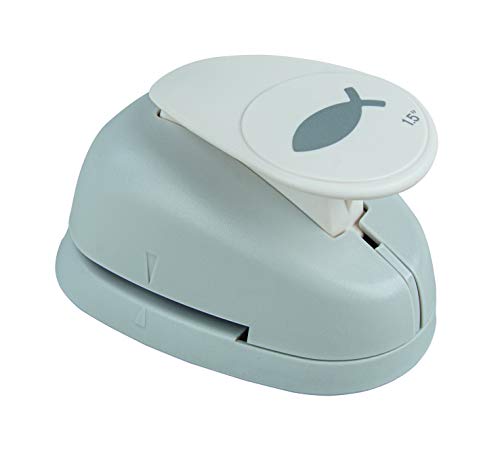 Rayher Hobby 89854000 Motivstanzer Fisch, ø 3,81 cm- 1,5 Zoll, geeignet für Papier/Karton bis zu 200g/m² Rayher Hobby 89854000 Motivstanzer Fisch, ø 3,81 cm- 1,5 Zoll, geeignet für Papier/Karton bis zu 200g/m² von Rayher