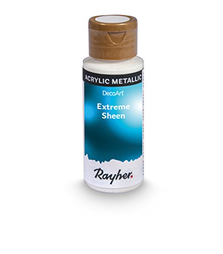 Rayher Hobby Extreme Sheen Metallic-Farbe, saphir, Flasche 59 ml, Acrylfarbe metallic, patentierte Rezeptur, 35014830 von Rayher