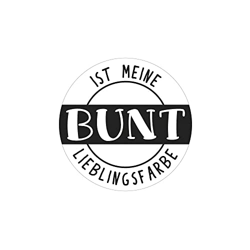 Rayher Hobby Rayher 34387000 Label BUNT ist Meine., 4,5cm ø, Sonstiges Material, Sortiert, SB-Btl 1Stück Rayher Hobby Rayher 34387000 Label BUNT ist Meine., 4,5cm ø, Sonstiges Material, Sortiert, SB-Btl 1Stück von Rayher