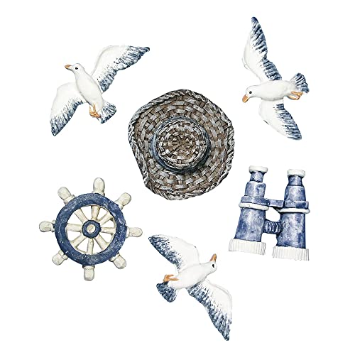 Rayher Hobby Rayher 8606600 Maritime Streuteile Strandgut, aus Polyresin, Btl. 6 Stück, 2 – 4 cm, perfekt für maritime Dekorationen Rayher Hobby Rayher 8606600 Maritime Streuteile Strandgut, aus Polyresin, Btl. 6 Stück, 2 – 4 cm, perfekt für maritime Dekorationen von Rayher
