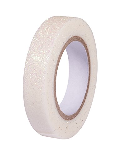 Rayher Hobby Rayher Hobby Rayher 60977102 Glitter Tape, weiß irisierend, Rolle 5m, Breite 8mm, washi tape Klebeband, Papierfolie, Papierband, Klebeband, Dekoband Rayher Hobby Rayher Hobby Rayher 60977102 Glitter Tape, weiß irisierend, Rolle 5m, Breite 8mm, washi tape Klebeband, Papierfolie, Papierband, Klebeband, Dekoband von Rayher