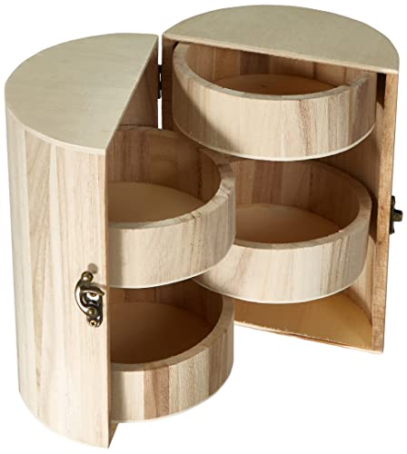 Rayher 62407000 Holz SchmucksäuleMilano FSC Mix Credit, ø 15cm, Höhe 21cm, aufklappbar, Beige Rayher 62407000 Holz SchmucksäuleMilano FSC Mix Credit, ø 15cm, Höhe 21cm, aufklappbar, Beige von Rayher
