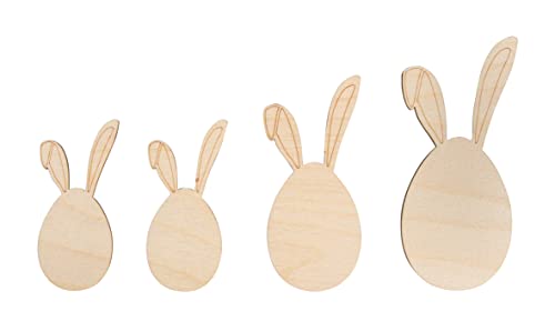 Rayher Holzhasen, 4 Stück, 3 Größen, 8, 10 und 12 cm, natur, Holz FSC zertifiziert, Osterhasen, Osterdekoration, 46692505 Rayher Holzhasen, 4 Stück, 3 Größen, 8, 10 und 12 cm, natur, Holz FSC zertifiziert, Osterhasen, Osterdekoration, 46692505 von Rayher