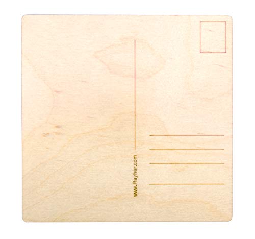 Rayher Holz Postkarten, quadratisch, Birkenholz FSC zertifiziert, 14,8 x14,8 x 0,3 cm, Btl. 20 Stück, Postkarten aus Holz, 62955505 Rayher Holz Postkarten, quadratisch, Birkenholz FSC zertifiziert, 14,8 x14,8 x 0,3 cm, Btl. 20 Stück, Postkarten aus Holz, 62955505 von Rayher