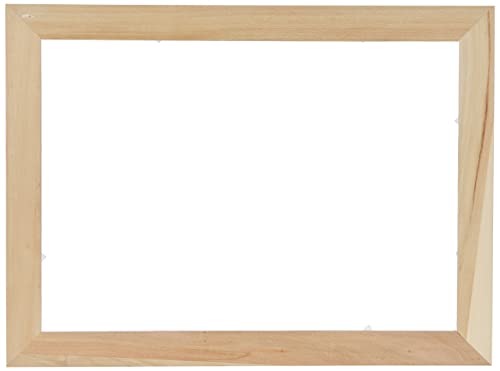 Rayher Holz Rahmen mit doppeltem Acrylglas, 35x26x0,7cm, Bilderrahmen, Objektrahmen mit zwei Glasscheiben, Holz FSC zertifiziert, 62801000 von Rayher