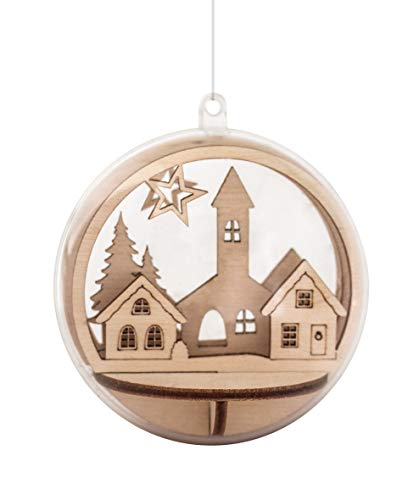 Rayher Holz Steckteil Winterdorf, 7,5cm ø, natur, Set 5teilig, Holzbausatz gelasert, FSC zertifiziert, SB-Btl 1Set, Weihnachtsdekoration, 62884505 Rayher Holz Steckteil Winterdorf, 7,5cm ø, natur, Set 5teilig, Holzbausatz gelasert, FSC zertifiziert, SB-Btl 1Set, Weihnachtsdekoration, 62884505 von Rayher