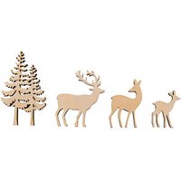 Rayher Holz-Streudeko natur Wald mit Bewohner 4 St. Rayher Holz-Streudeko natur Wald mit Bewohner 4 St. von Rayher