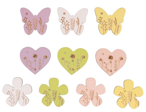Rayher Holz Streuteile Floral, bunt gemischt, 3,3 - 3,6 cm, mit Klebepunkt, Btl. 10 Stück, Holzstreuteile, FSC zertifiziert, Tischdeko, Tischschmuck, Frühling, Sommer, 46775999 Rayher Holz Streuteile Floral, bunt gemischt, 3,3 - 3,6 cm, mit Klebepunkt, Btl. 10 Stück, Holzstreuteile, FSC zertifiziert, Tischdeko, Tischschmuck, Frühling, Sommer, 46775999 von Rayher