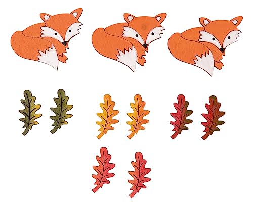 Rayher Holz-Streuteile Fuchs, Blatt, 11 Stück, sortiert, sonnige Herbstfarben, mit Klebepunkt, 3,4 - 4,5 cm, Tischdeko, Tischstreuer, Streudeko Herbst, 46700999 Rayher Holz-Streuteile Fuchs, Blatt, 11 Stück, sortiert, sonnige Herbstfarben, mit Klebepunkt, 3,4 - 4,5 cm, Tischdeko, Tischstreuer, Streudeko Herbst, 46700999 von Rayher