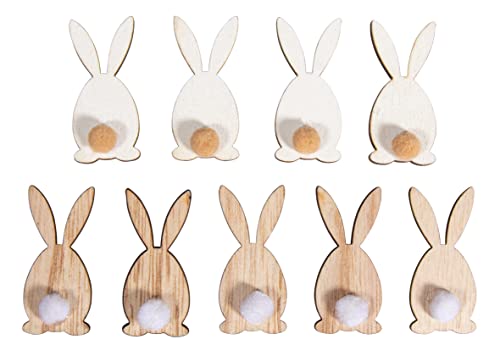 Rayher Holz-Streuteile Hase, 9 Stück, 4,5 cm, sortiert natur und weiß, mit Klebepunkt, Holzstreuteile, Tischdeko, Tischstreuer, Streudeko Ostern, 46674000 Rayher Holz-Streuteile Hase, 9 Stück, 4,5 cm, sortiert natur und weiß, mit Klebepunkt, Holzstreuteile, Tischdeko, Tischstreuer, Streudeko Ostern, 46674000 von Rayher