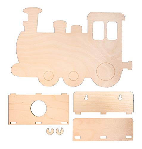 Rayher Holzbausatz Lampe Kleiner Zug, FSC Mix Credit, natur, 29x18,3x7,5cm, Set 6-teilig, Kinderlampe, 62988505 Rayher Holzbausatz Lampe Kleiner Zug, FSC Mix Credit, natur, 29x18,3x7,5cm, Set 6-teilig, Kinderlampe, 62988505 von Rayher