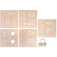 Rayher Holzbausatz Lichterhäuser natur Rayher Holzbausatz Lichterhäuser natur von Rayher