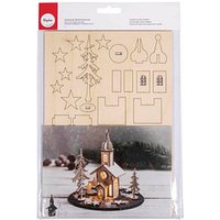 Rayher Holzbausatz Weihnachtskirche natur Rayher Holzbausatz Weihnachtskirche natur von Rayher