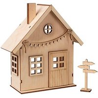 Rayher Holzbausatz Wichtelhaus natur von Rayher