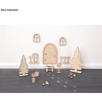 Rayher Holzbausatz Wichteltür Nisse natur Rayher Holzbausatz Wichteltür Nisse natur von Rayher
