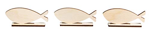 Rayher Holzmotive Fisch zum Stellen, FSC Mix Credit, natur, 10x4,4cm, 12-tlg, SB-Btl 1Set, 62961505 Rayher Holzmotive Fisch zum Stellen, FSC Mix Credit, natur, 10x4,4cm, 12-tlg, SB-Btl 1Set, 62961505 von Rayher