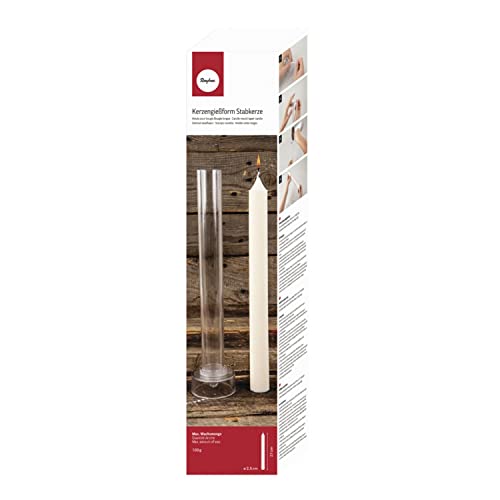 Rayher Hobby Rayher Kerzengießform Stabkerze, rund, mit Glockenspitze, Höhe 27 cm, 2,5 cm ø, Gießform für Wachs, Wachsgießform, Kerzen gießen, 31642000 Rayher Hobby Rayher Kerzengießform Stabkerze, rund, mit Glockenspitze, Höhe 27 cm, 2,5 cm ø, Gießform für Wachs, Wachsgießform, Kerzen gießen, 31642000 von Rayher