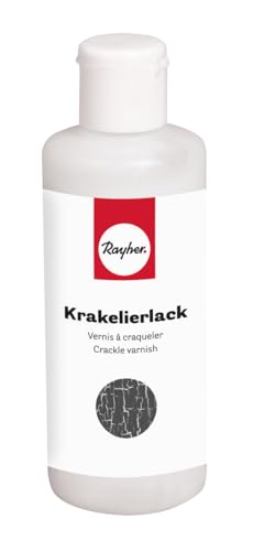 Rayher Krakelierlack, Flasche 80 ml, Krakelier-Medium, farblos, für antike Reißeffekte, Reißlack-Technik, für Vintage und Antikeffekte, Crackle Medium, 35099000 Rayher Krakelierlack, Flasche 80 ml, Krakelier-Medium, farblos, für antike Reißeffekte, Reißlack-Technik, für Vintage und Antikeffekte, Crackle Medium, 35099000 von Rayher