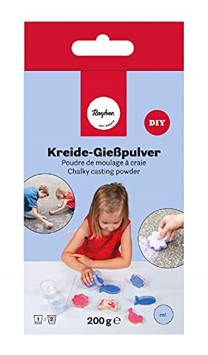 Rayher Kreide-Gießpulver, hellblau, Box 200 g, Straßenkreide gießen, Malkreide für Kinder, 34465360 Rayher Kreide-Gießpulver, hellblau, Box 200 g, Straßenkreide gießen, Malkreide für Kinder, 34465360 von Rayher
