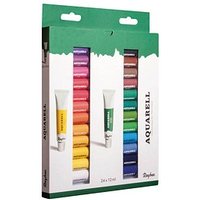 Rayher Künstler-Set Aquarellfarben farbsortiert 24 x 12,0 ml von Rayher