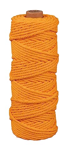 Rayher Makramee Garn, honiggelb, 3 mm ø, Rolle 70 m, ca. 210 g, Strickgarn, Häkelgarn, Textilgarn, Bastelgarn, 44007166 Rayher Makramee Garn, honiggelb, 3 mm ø, Rolle 70 m, ca. 210 g, Strickgarn, Häkelgarn, Textilgarn, Bastelgarn, 44007166 von Rayher