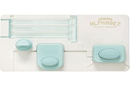 Rayher Mini Alphabet Punch Board, Werkzeug zum Schneiden von Buchstaben und Zahlen aus Papier in ca. 5 cm Größe, 60709000, 2.2 x 1.85 x 0.49 cm, Grau Rayher Mini Alphabet Punch Board, Werkzeug zum Schneiden von Buchstaben und Zahlen aus Papier in ca. 5 cm Größe, 60709000, 2.2 x 1.85 x 0.49 cm, Grau von Rayher