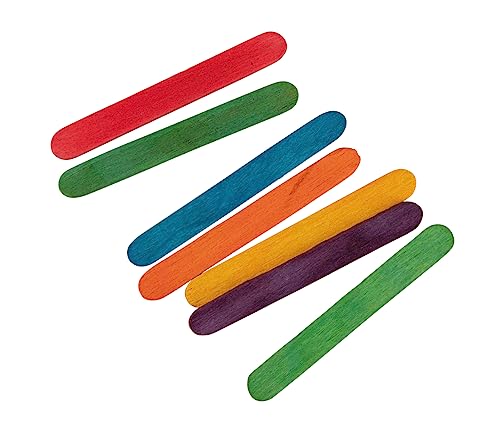 Rayher Mini-Bastelhölzer, bunt gemischt, 5,5 x 0,5 cm, Btl. 300 Stück, Mini-Holzspatel zum Basteln, Holzstiele, Bastelhölzer, FSC zertifiziert, für Modellbau und viele Bastelarbeiten, 64584999 Rayher Mini-Bastelhölzer, bunt gemischt, 5,5 x 0,5 cm, Btl. 300 Stück, Mini-Holzspatel zum Basteln, Holzstiele, Bastelhölzer, FSC zertifiziert, für Modellbau und viele Bastelarbeiten, 64584999 von Rayher