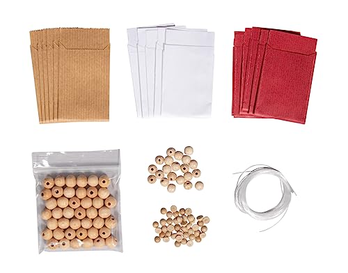 Rayher Mini-Tütensterne 3D, Set für 21 Sterne, inklusiv Holzperlen und Perlonfaden, Mini-Mini-Tütensterne, Sterne, Weihnachtsschmuck, Deko-Sterne, 67391000 Rayher Mini-Tütensterne 3D, Set für 21 Sterne, inklusiv Holzperlen und Perlonfaden, Mini-Mini-Tütensterne, Sterne, Weihnachtsschmuck, Deko-Sterne, 67391000 von Rayher