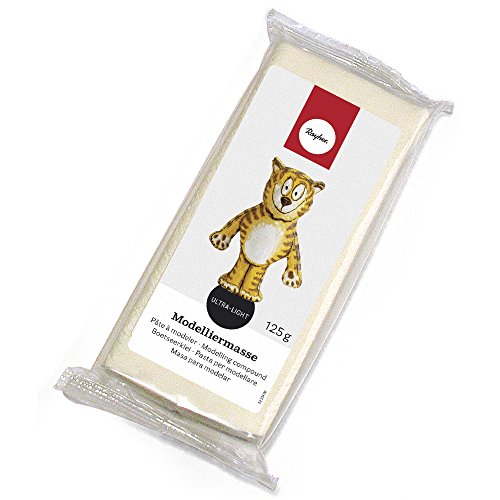 Rayher Modelliermasse ultra-light, feinste Modelliermasse, 125 g, lufttrocknend, kein Brennen nötig, sofort gebrauchsfertig, 3449700 Rayher Modelliermasse ultra-light, feinste Modelliermasse, 125 g, lufttrocknend, kein Brennen nötig, sofort gebrauchsfertig, 3449700 von Rayher
