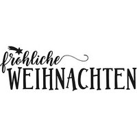 Rayher Motivstempel fröhliche Weihnachten 3,0 x 8,0 cm Rayher Motivstempel fröhliche Weihnachten 3,0 x 8,0 cm von Rayher