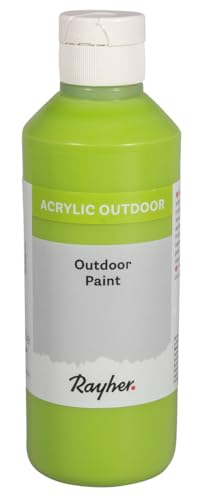 Rayher Outdoor Paint Acrylfarbe, apfelgrün, Flasche 250 ml, auf Wasserbasis, hochpigmentierte Acrylfarbe, ideal für den Außenbereich, wetterfest, witterungsbeständig, Outdoor-Farbe, 35071416 Rayher Outdoor Paint Acrylfarbe, apfelgrün, Flasche 250 ml, auf Wasserbasis, hochpigmentierte Acrylfarbe, ideal für den Außenbereich, wetterfest, witterungsbeständig, Outdoor-Farbe, 35071416 von Rayher
