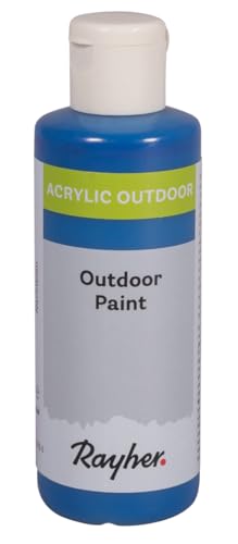 Rayher Outdoor Paint Acrylfarbe, nachtblau, Flasche 80 ml, auf Wasserbasis, hochpigmentierte Acrylfarbe, ideal für den Außenbereich, wetterfest, lichtecht, witterungsbeständig, 35070387 Rayher Outdoor Paint Acrylfarbe, nachtblau, Flasche 80 ml, auf Wasserbasis, hochpigmentierte Acrylfarbe, ideal für den Außenbereich, wetterfest, lichtecht, witterungsbeständig, 35070387 von Rayher