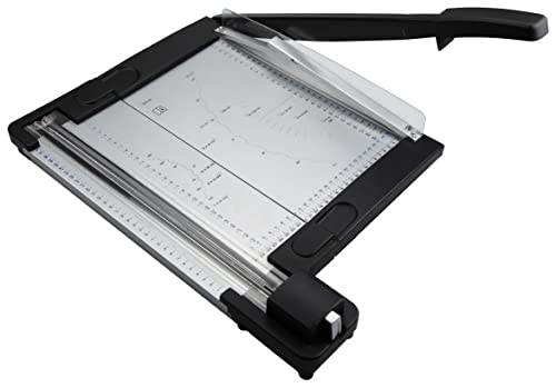 Rayher Papierschneidemaschine, 2 in 1 Gerät, mit Hebel- und Rollenschneider, 54,3 x 39 x 7,8 cm, Schnittlänge max. 320 mm, 69133000, Transparent / Schwarz Rayher Papierschneidemaschine, 2 in 1 Gerät, mit Hebel- und Rollenschneider, 54,3 x 39 x 7,8 cm, Schnittlänge max. 320 mm, 69133000, Transparent / Schwarz von Rayher
