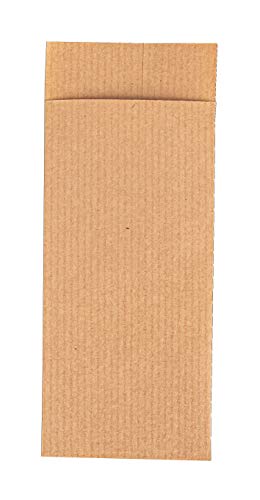 Rayher Papiertüten mini, zum Befüllen, 50 Stück, kraft, 5,3 x 11,5cm, 60g/m2, Geschenktüten lebensmittelecht, Papiersterne basteln, Adventskalendertüten, 67245521 von Rayher