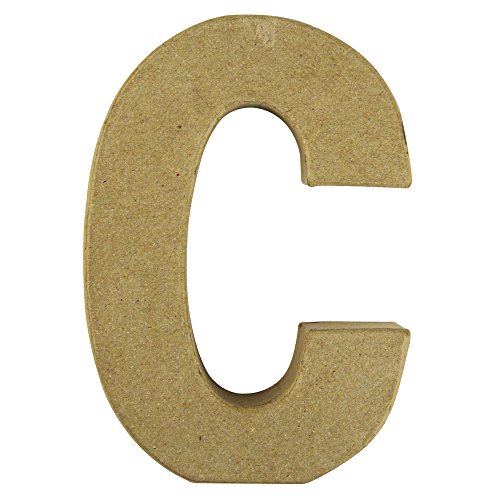 Rayher Pappmaché Buchstabe C, FSC Recycled 100%, 15x10,5x3cm, 71772000 von Rayher