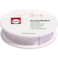 Rayher Perlonfaden 0,15 mm glatt transparent 0,15 mm x 50,0 m von Rayher