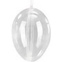 Rayher Plastik-Figur transparent Ei 2-tlg. 8 cm Ø 8,0 cm Rayher Plastik-Figur transparent Ei 2-tlg. 8 cm Ø 8,0 cm von Rayher