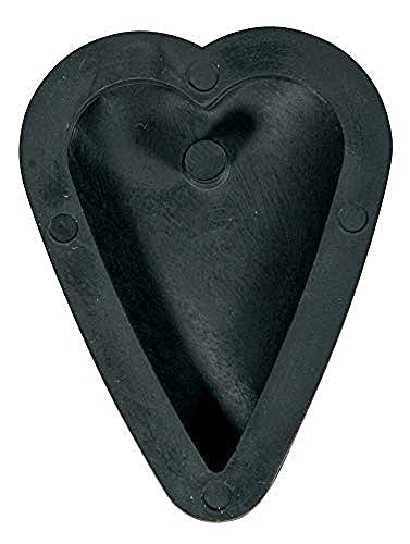 Rayher Schmuckbeton-Gießform: Anhänger Herz, 2,7 x 3,9cm, Thermoplastisches Elastomere, Schwarz, 11,5 x 8 x 0,8 cm Rayher Schmuckbeton-Gießform: Anhänger Herz, 2,7 x 3,9cm, Thermoplastisches Elastomere, Schwarz, 11,5 x 8 x 0,8 cm von Rayher